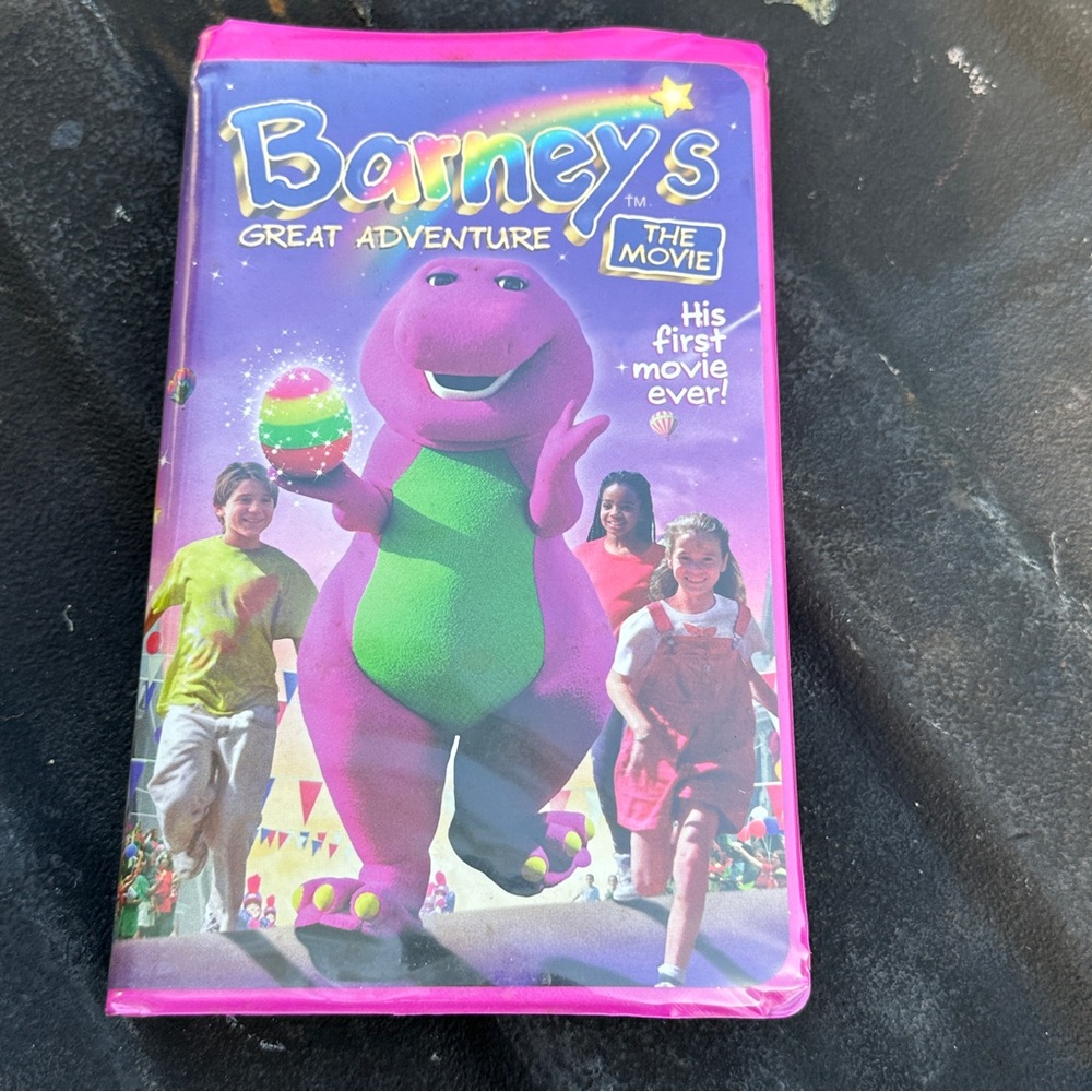 Barney's Great Adventure The Movie - VHS Tape (1998)  **Clam Shell Case & Tape**